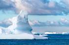 Antarctica. Landscape with icebergs. Art Print